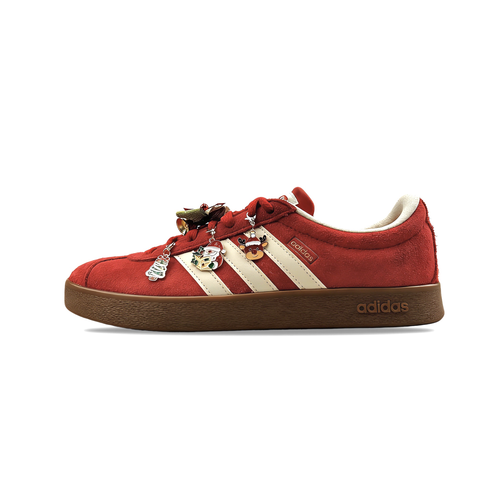 

Adidas Neo Vl Court Classic Velvet Flame синтетическая кожа устойчивая к истиранию нескользящая низкая обувь для скейтбординга