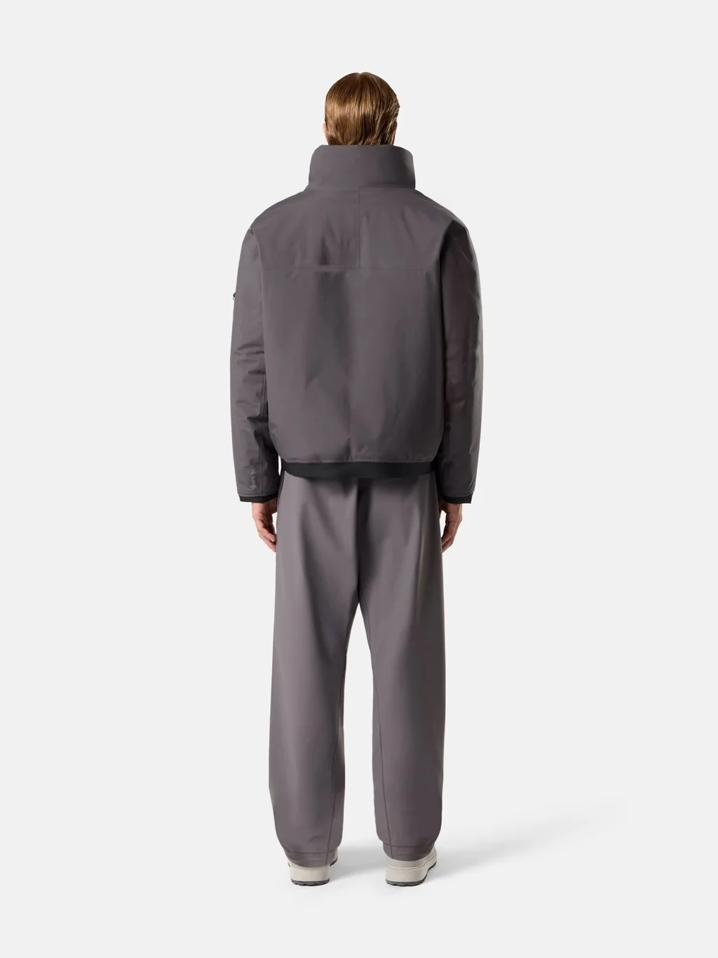 Мужские брюки-джоггеры Stone Island Loose-fit With Drawcord Cuffs, серый — фото 4