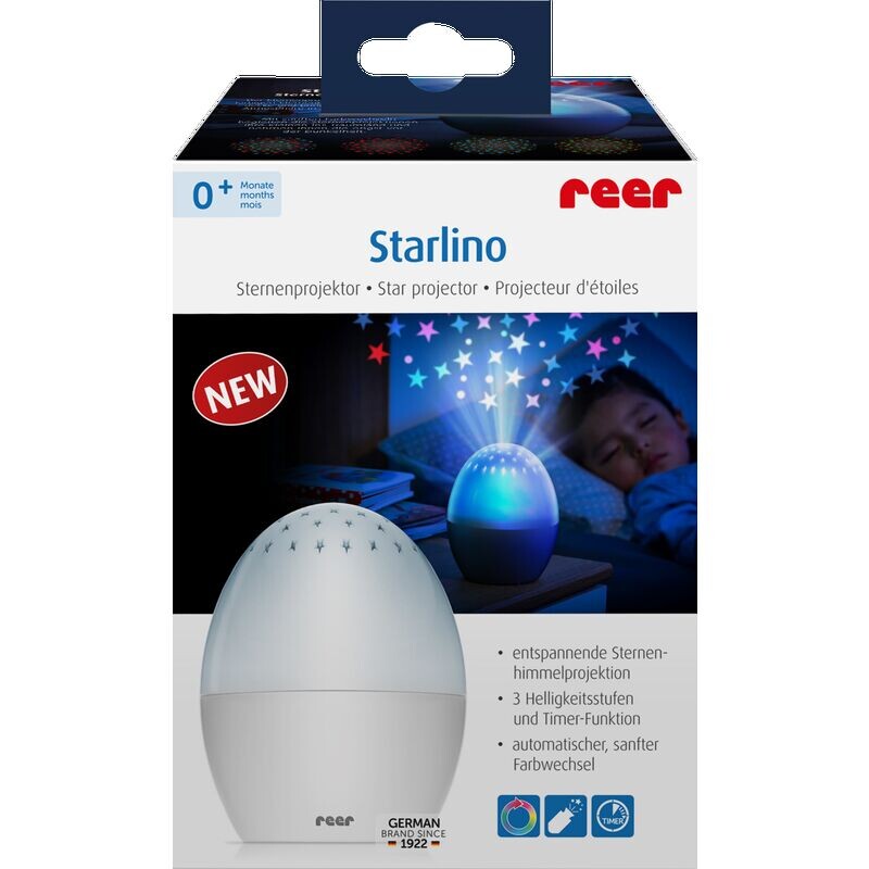

Reer Starlino звездный проектор белый reer, 1 шт.