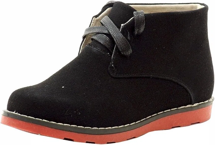 Детские ботинки для мальчиков с fashion-дизайном The Chukka Booties Easy Strider, Black