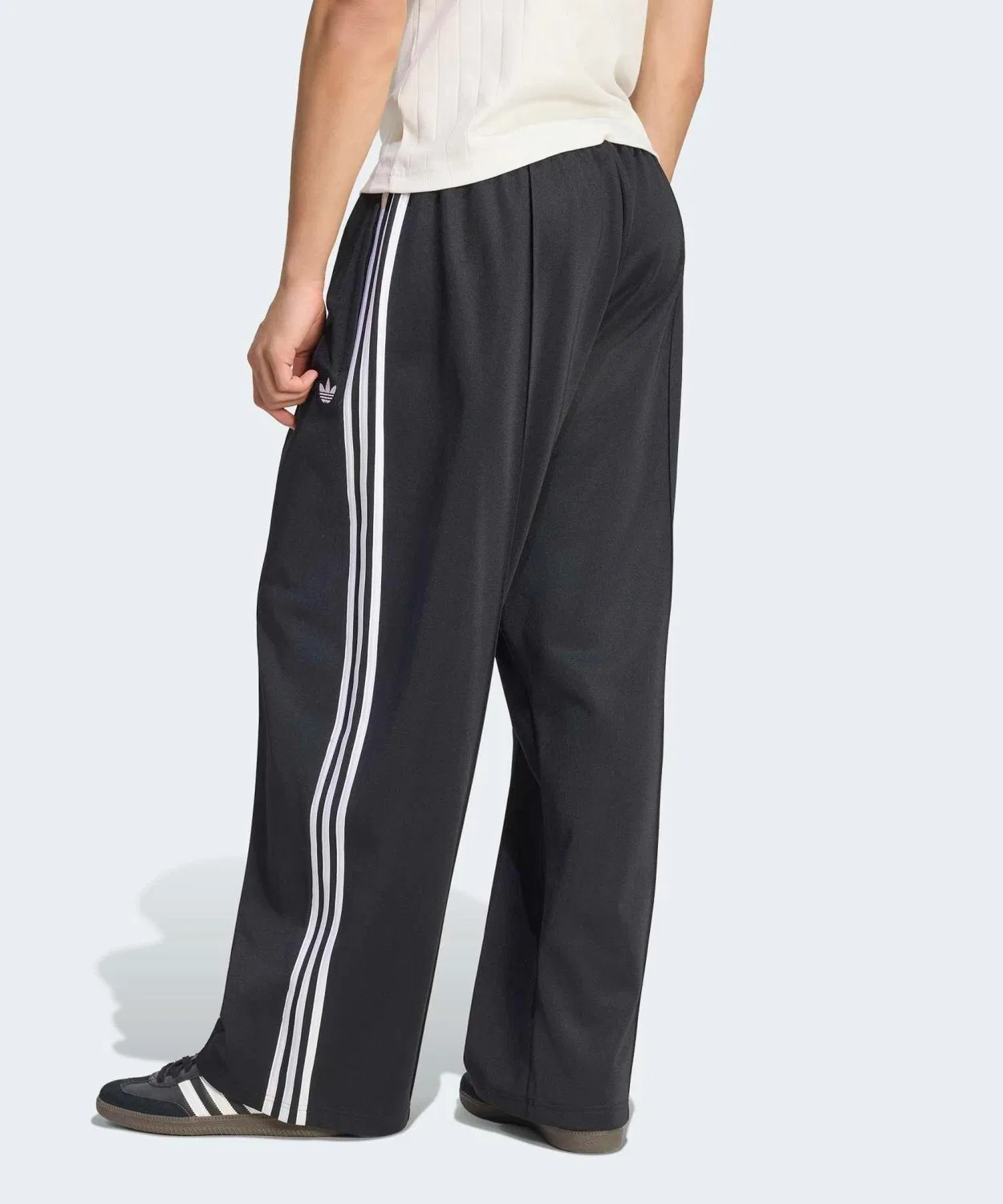 Мужские спортивные штаны оверсайз с кулиской Adidas Originals, Black — фото 2