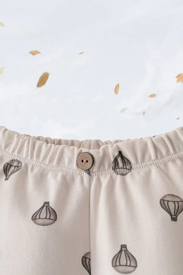 Детские леггинсы для девочек хлопковые 2-Pack 100% cotton combed cotton baby tights + diaper bag Dadamama, White — фото 3