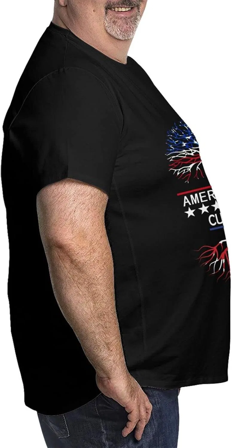 Женская футболка с графическим принтом Regular Fit, American Grown With Cuban Roots — фото 4