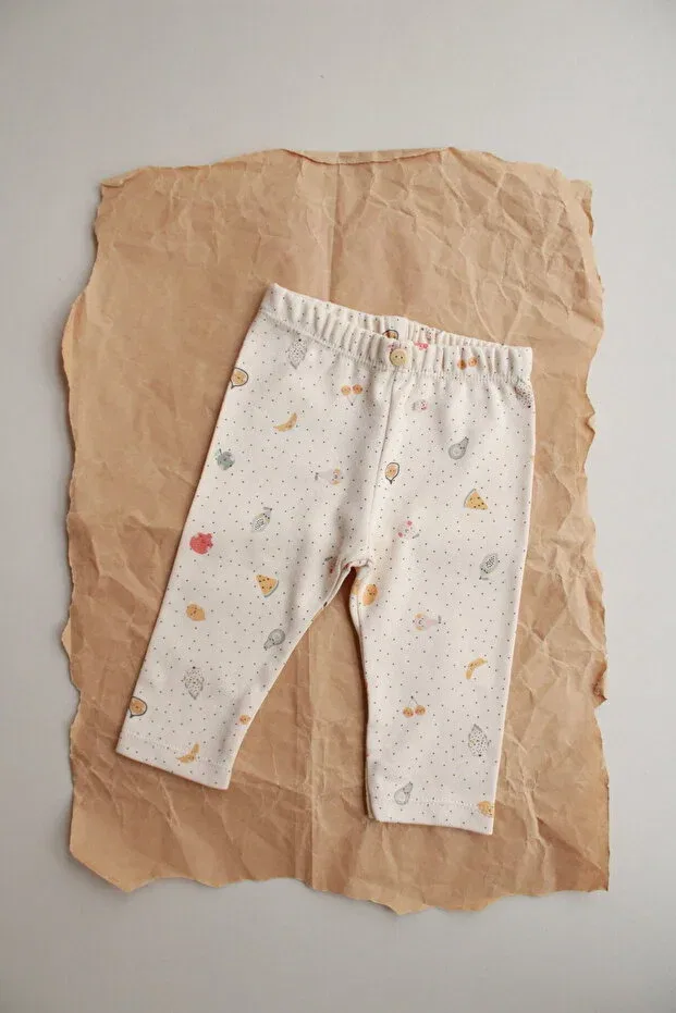 Детские леггинсы для девочек с принтом Fruit Printed Oh La La Koala For Little Ones, Multicolor — фото 2