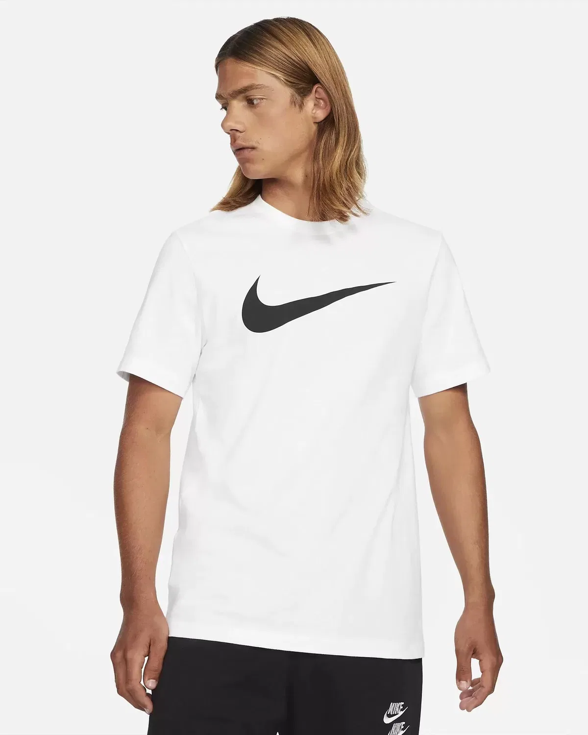 Мужская футболка с принтом Nike Icon Swoosh Nike, Weiß