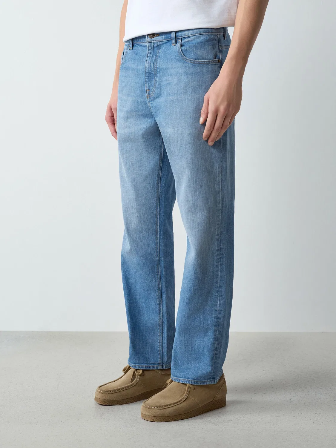 Джинсы Slim Fit Crosshatch Next, Light Blue Crosshatch
