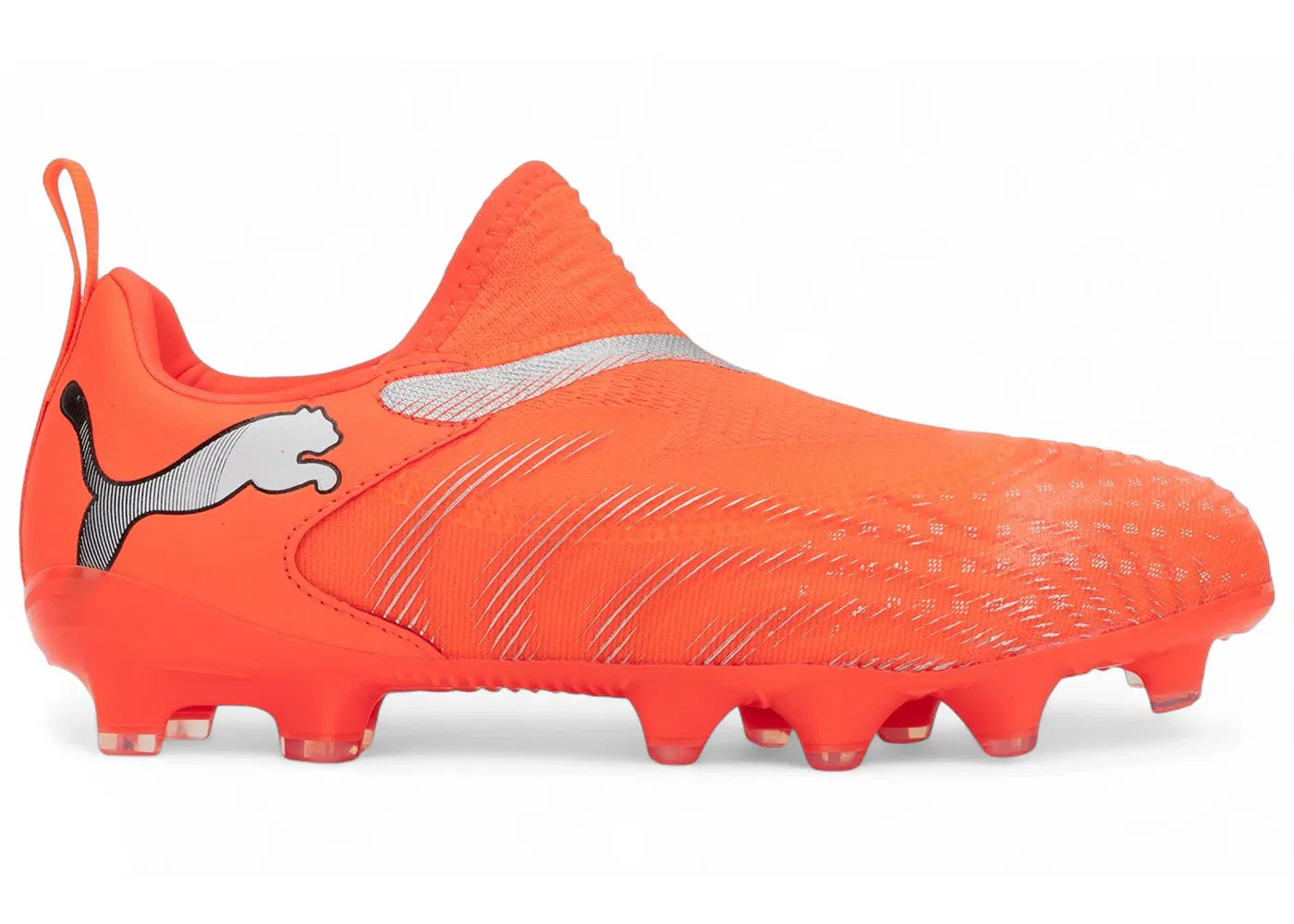 Детские бутсы с длинным рукавом Puma Future 9 Match LL FG/AG Jr Puma, Glowing Red/Puma White/Puma Black/Puma Silver