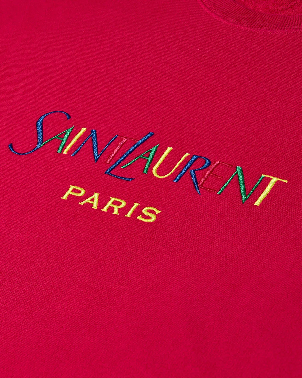 Толстовка SAINT LAURENT, красный — фото 4