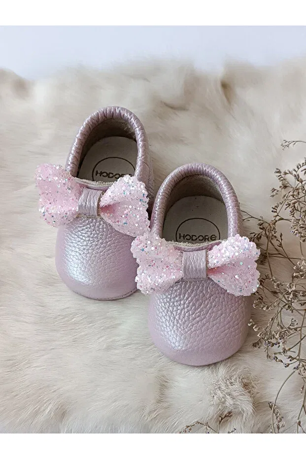 Детские туфли-лодочки из натуральной кожи для девочек Sofia lilac Hodore, Lilac