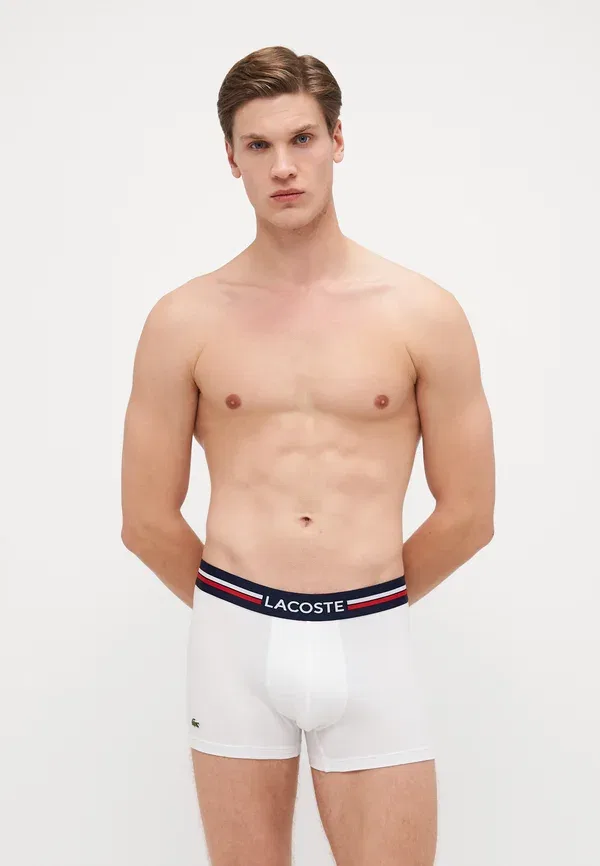 Комплект трусов 3 шт Lacoste, белый/темно-синий — фото 4