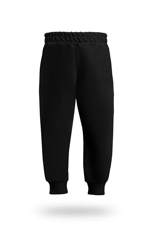 Детские спортивные штаны для девочек без карманов Jogger Heyadventure, Black