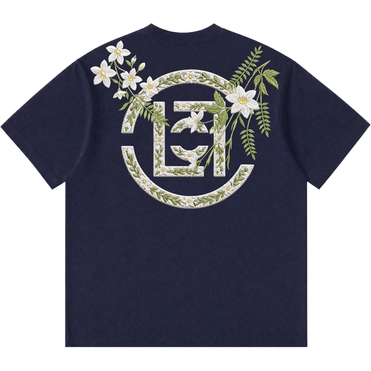 Детская футболка с вышивкой CLOT, Navy Blue