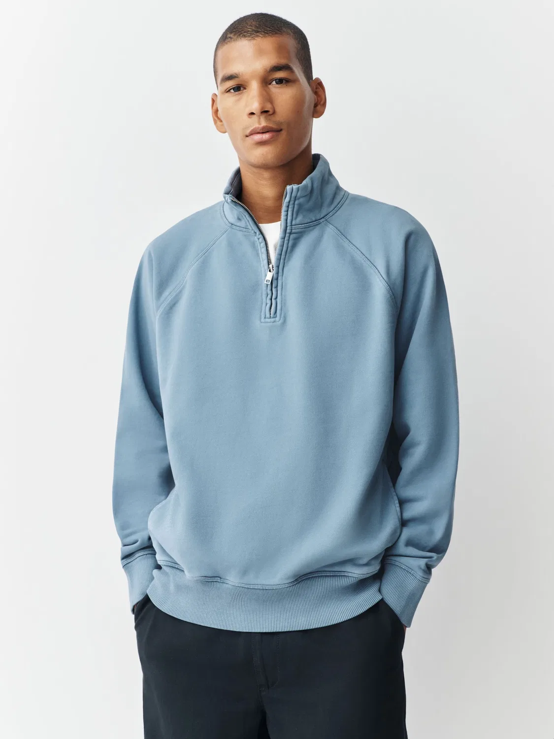 Худи на молнии, утяжеленное, Airforce Blue Next
