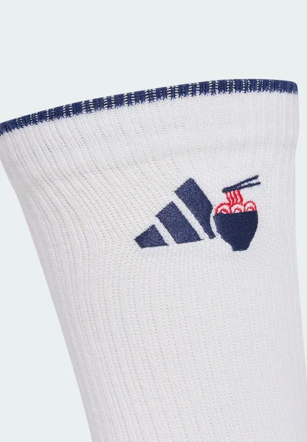 Носки унисекс с изображением еды (2 страницы) - спортивные носки Adidas Performance, белый/темно-синий — фото 4