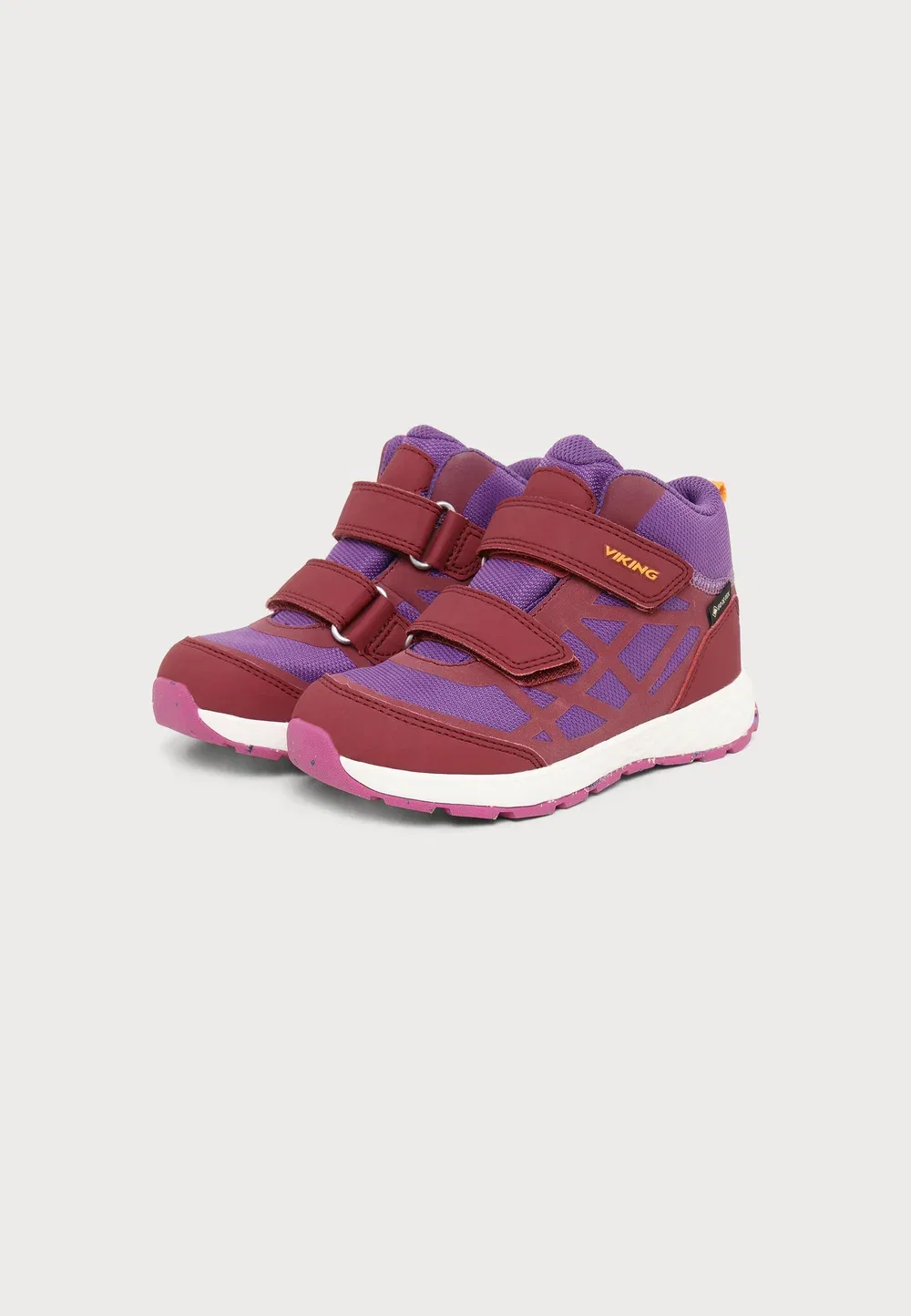 Кроссовки Veme Reflex Mid Gore-Tex 2V унисекс - высокие кроссовки Viking, Burgundy/Violet — фото 2