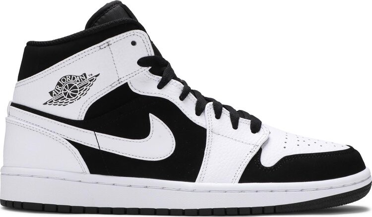 

Кроссовки Air Jordan 1 Retro Mid Tuxedo, черный