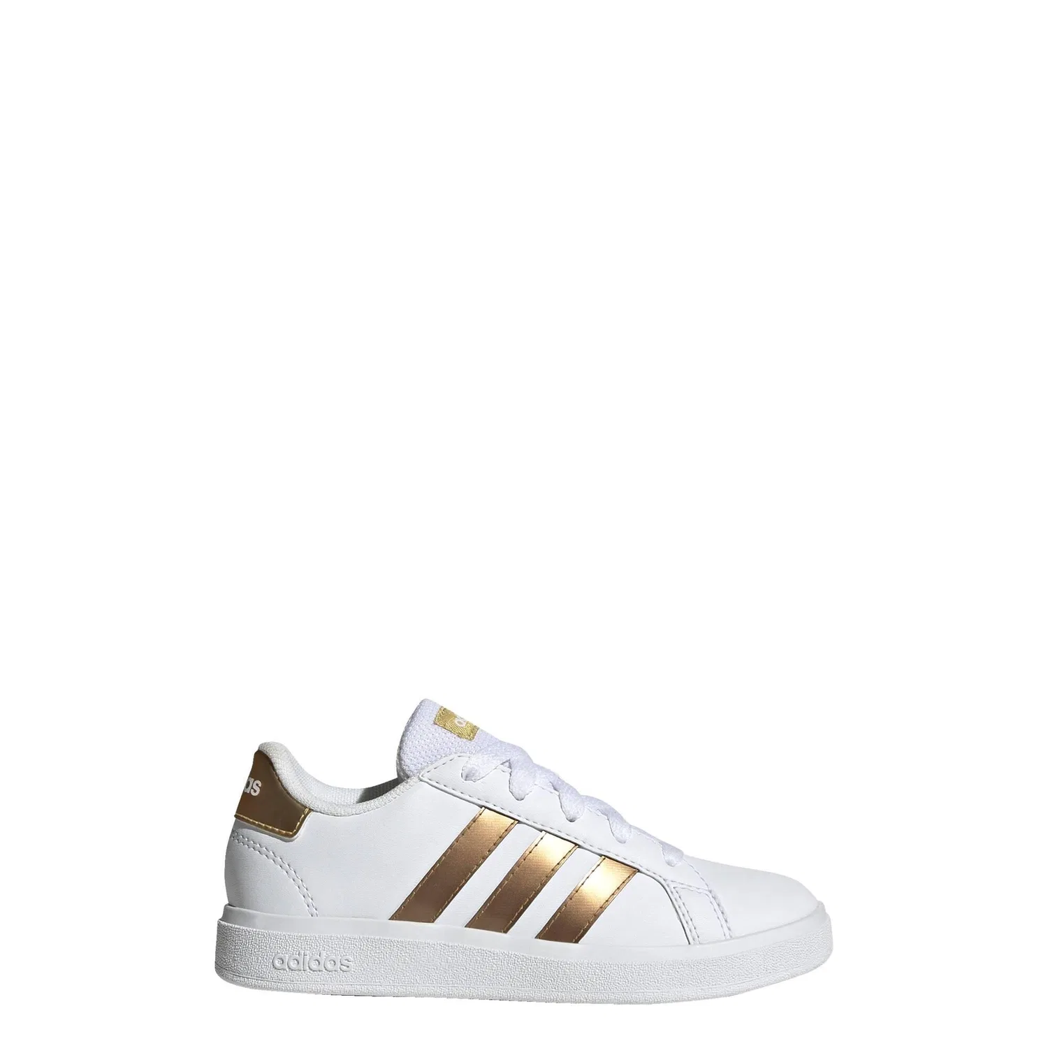 Детские кроссовки с принтом Grand Court Sustainable Lace Adidas, Weiss Gold