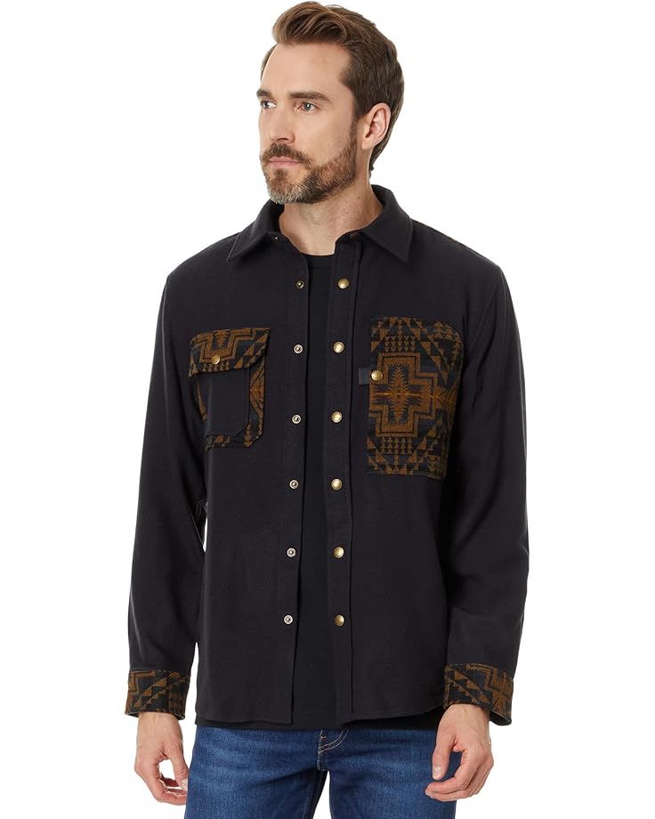 

Рубашка Pendleton Centennial Harding Shirt, цвет Grey/Maroon Twill