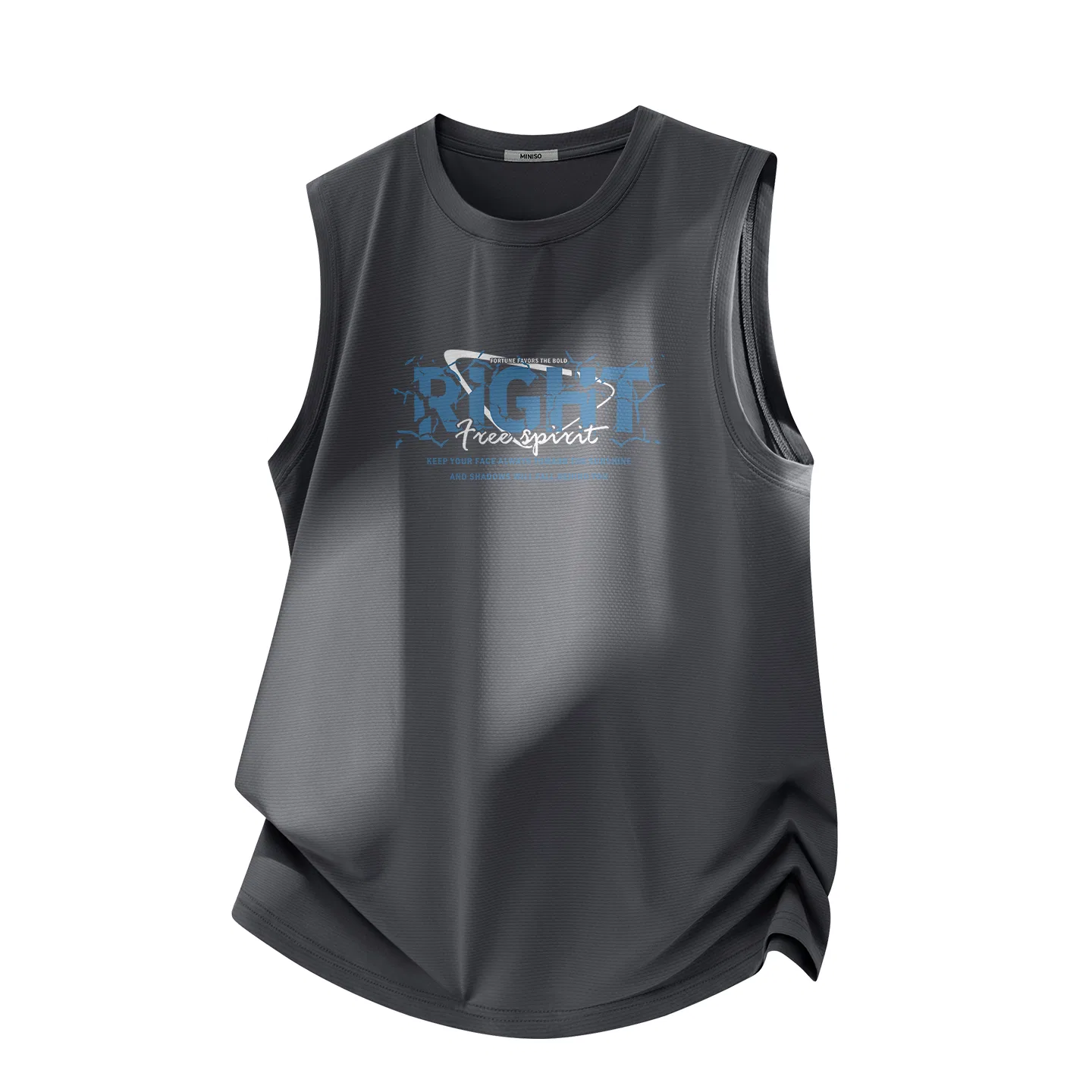 Детский топ без рукавов с защитой UPF50+ MINISO, Dark Gray (Mb Graffiti Crackle)