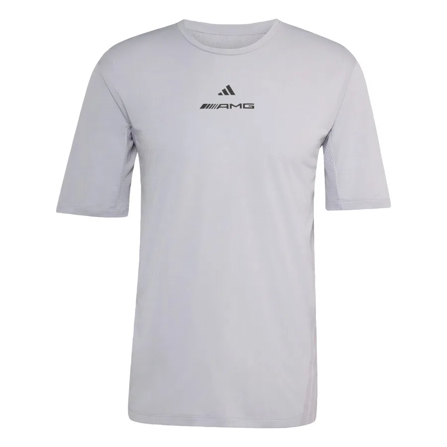 Спортивная футболка ADIDAS PERFORMANCE Performance Shirt 'AMG' серого цвета