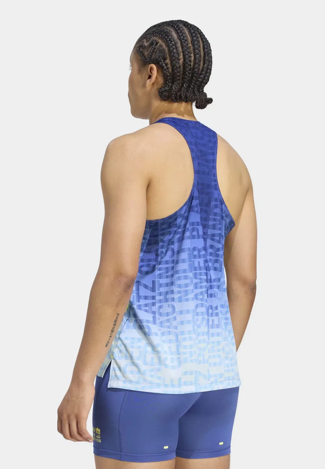 Топ Ber26 Adidas Performance, Dual Indigo/Crystal Sky — фото 3