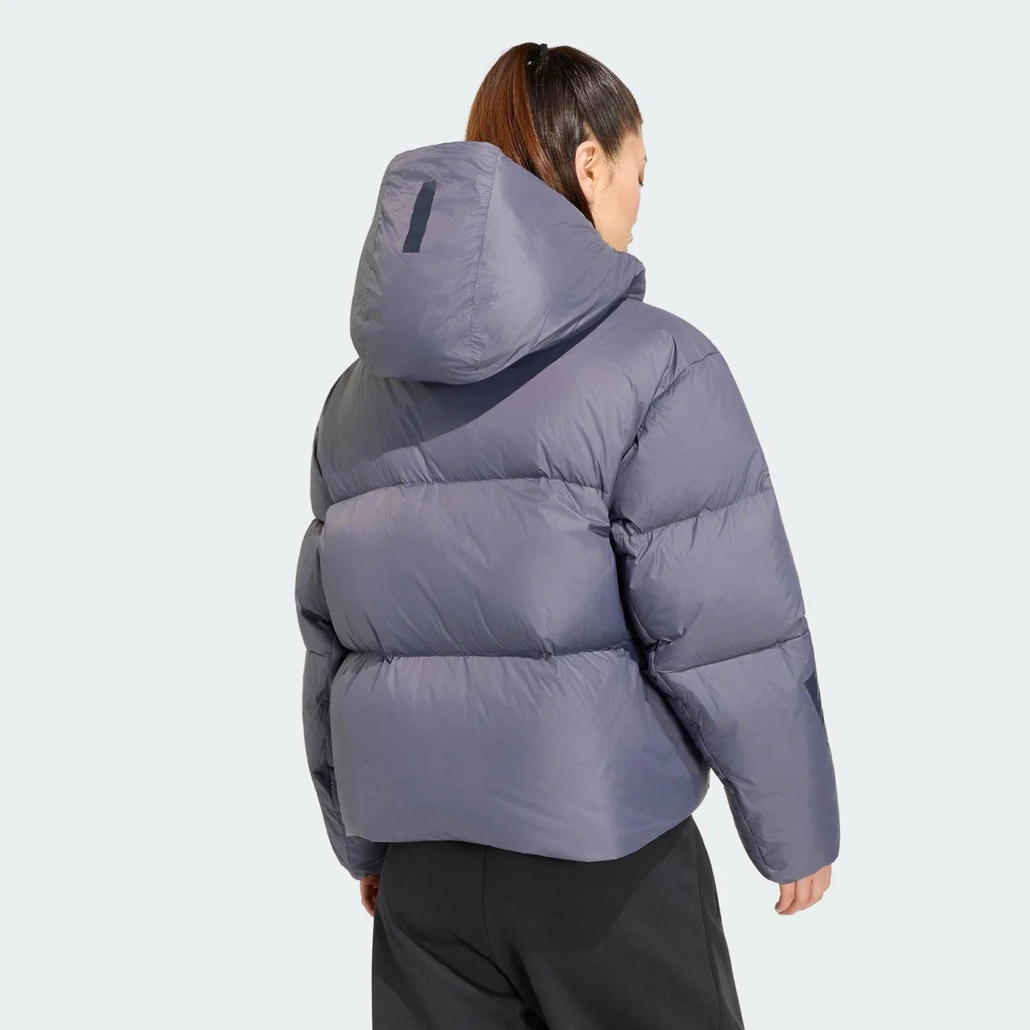 Мужское утепленное пальто-пуховик Z.N.E. Puffer Jacke Adidas, Dunkelgrau — фото 3
