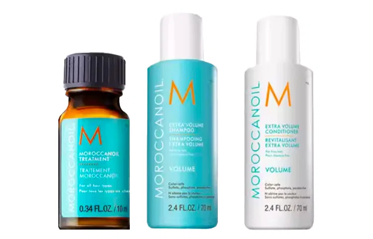 Набор для ухода за волосами Classic, Moroccanoil, Plumping Shampoo 250ml, Conditioner 250ml, Oil 100ml