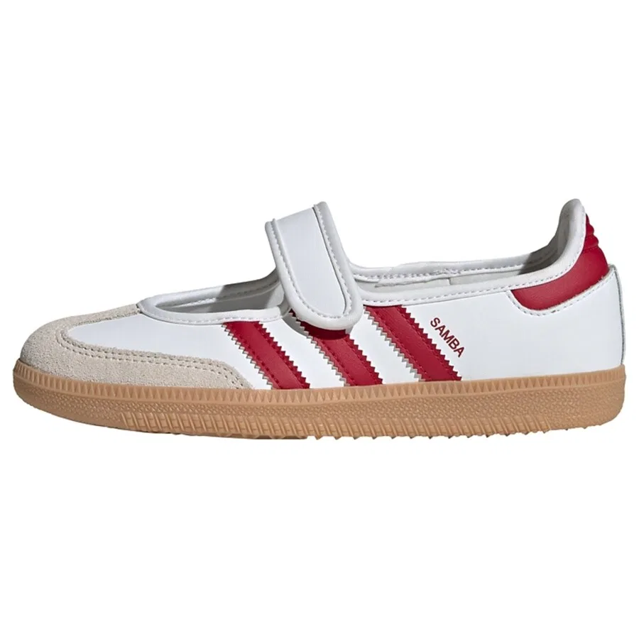 Балетки ADIDAS ORIGINALS 'Samba' белого цвета