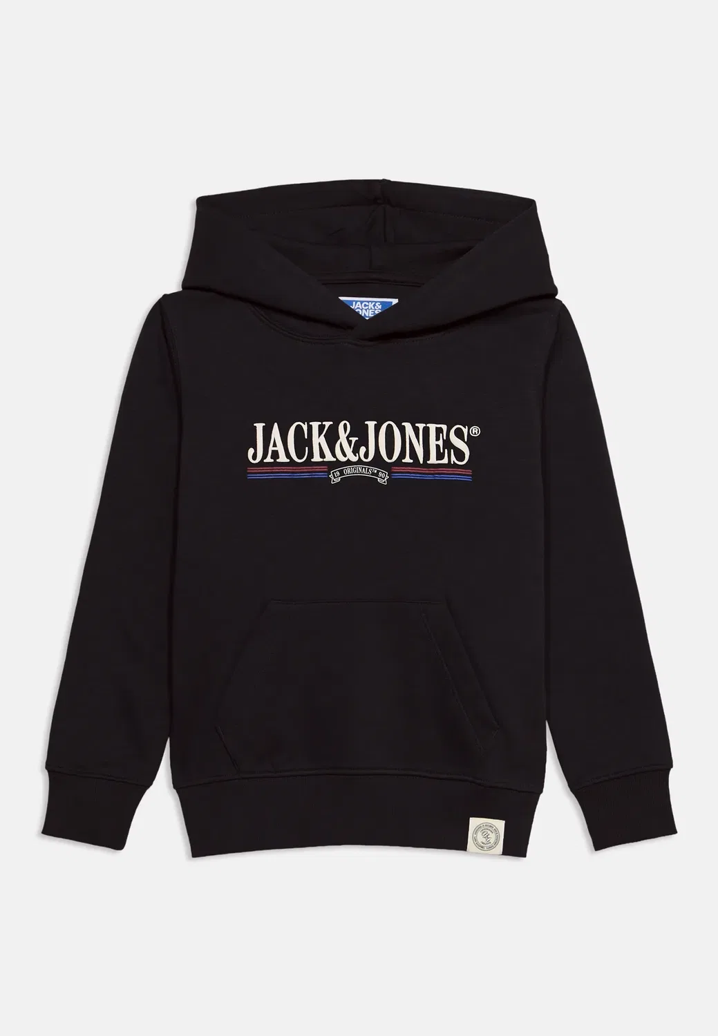 Худи с графическим принтом Jorfrederiksberg Jack & Jones Junior, Black — фото 3