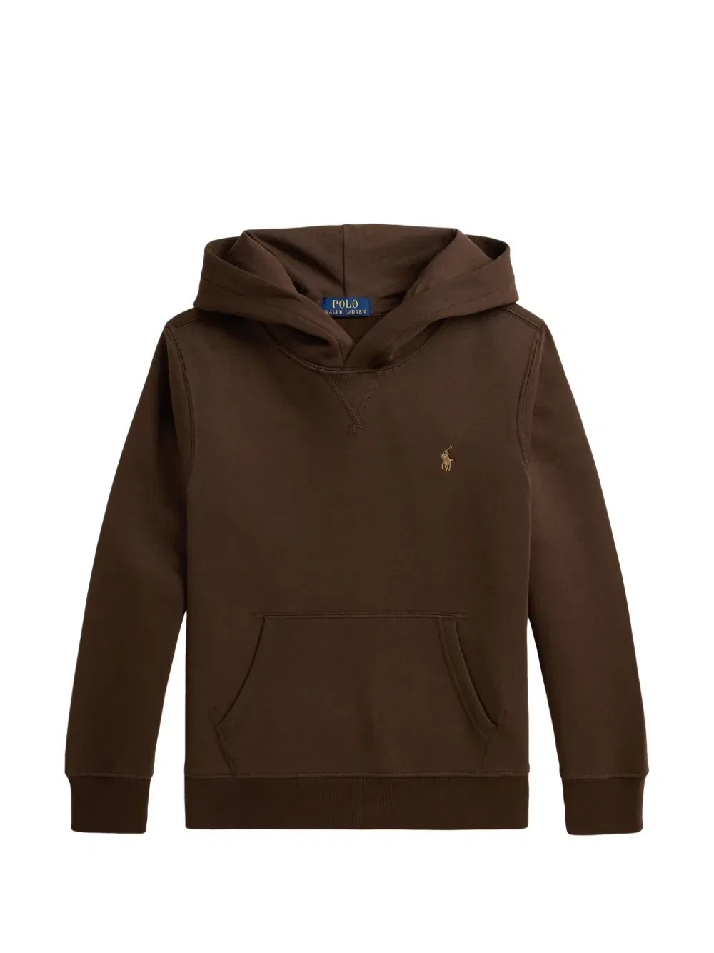 Худи с вышивкой Polo Pony Polo Ralph Lauren Kids, коричневый