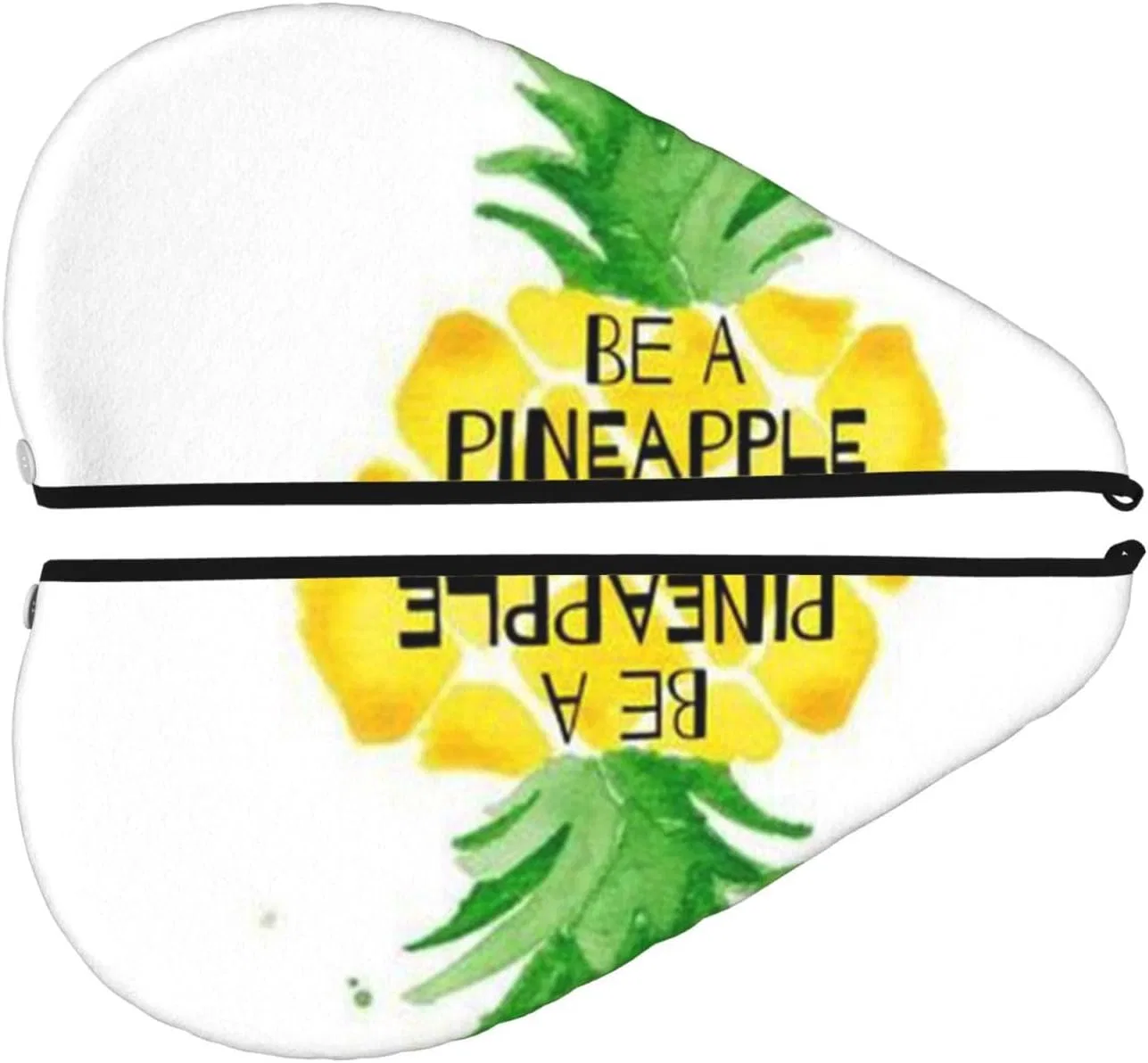 Шапочка для душа Xzeit Be a Pineapple, микрофибра, 64x26 см, Black — фото 4