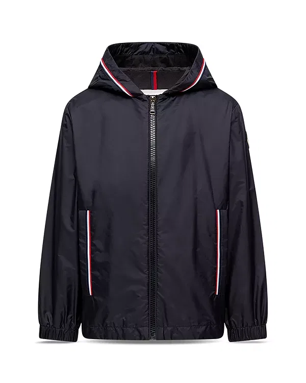 Детская куртка для мальчиков с капюшоном Granduc Jacket Moncler, темно-синий
