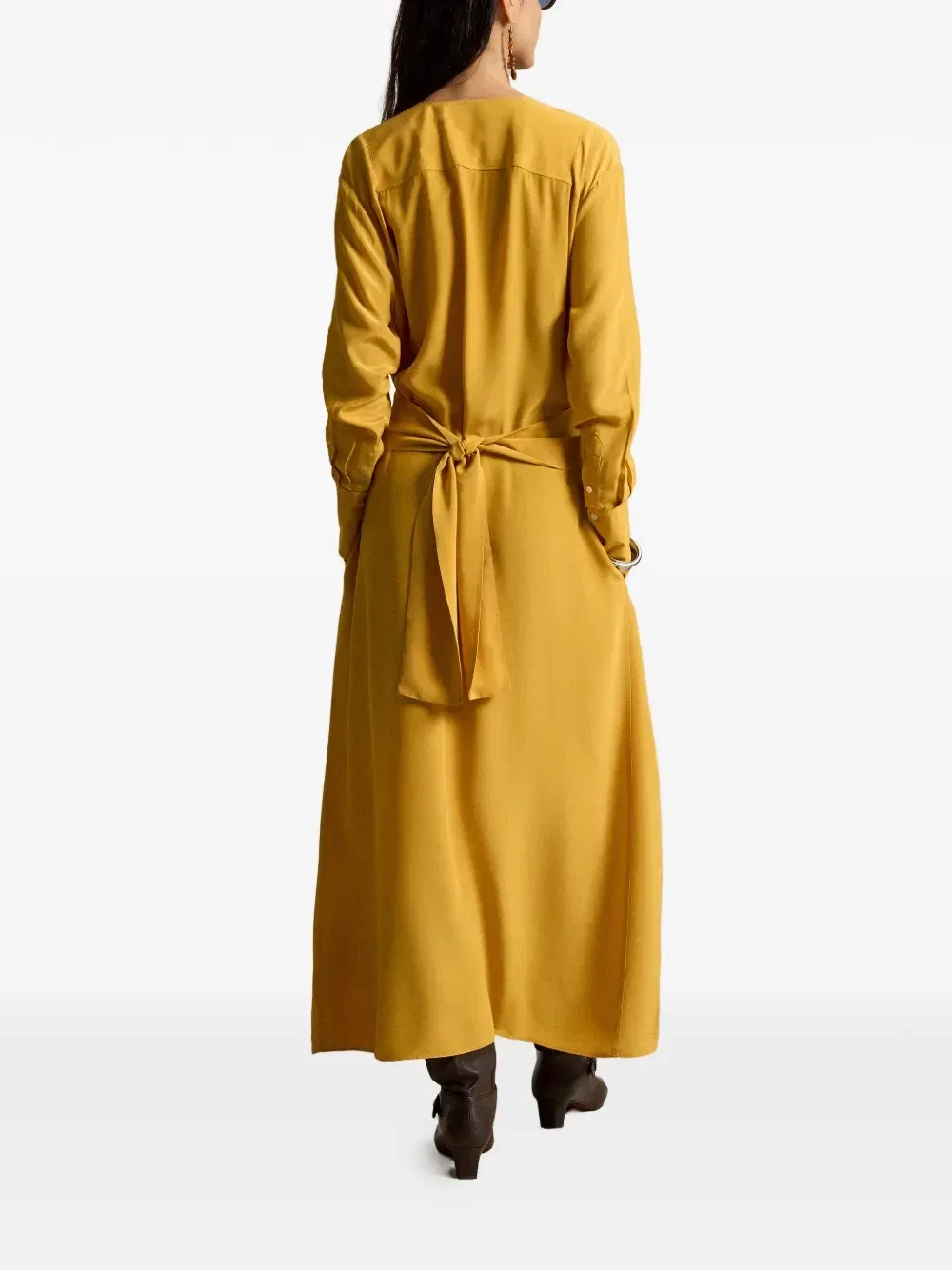 Платье Elouise с длинными рукавами Polo Ralph Lauren, желтый — фото 4