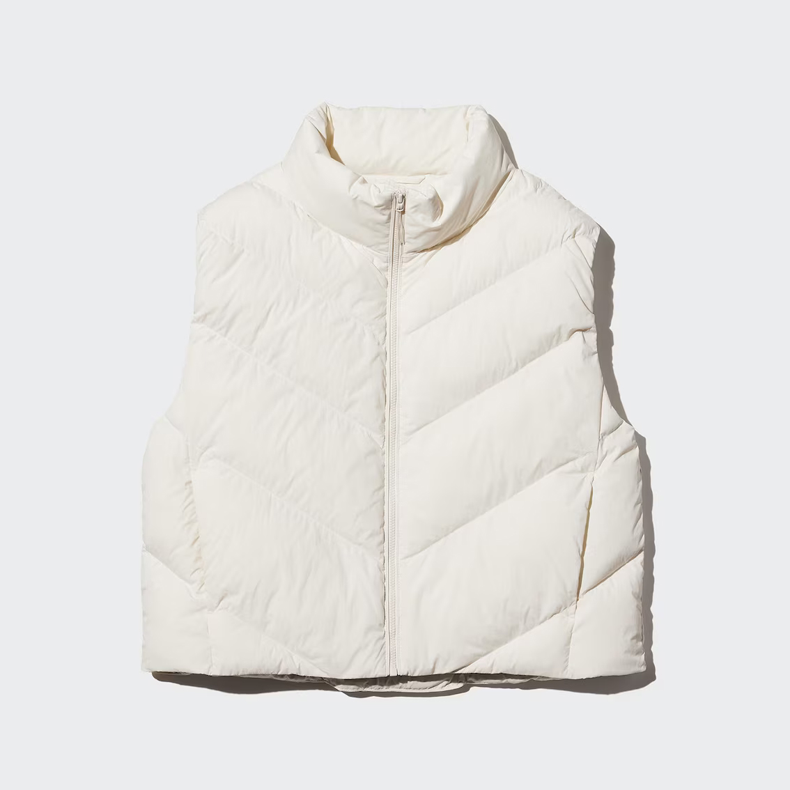 

Укороченный жилет Uniqlo Pufftech, 01 белый