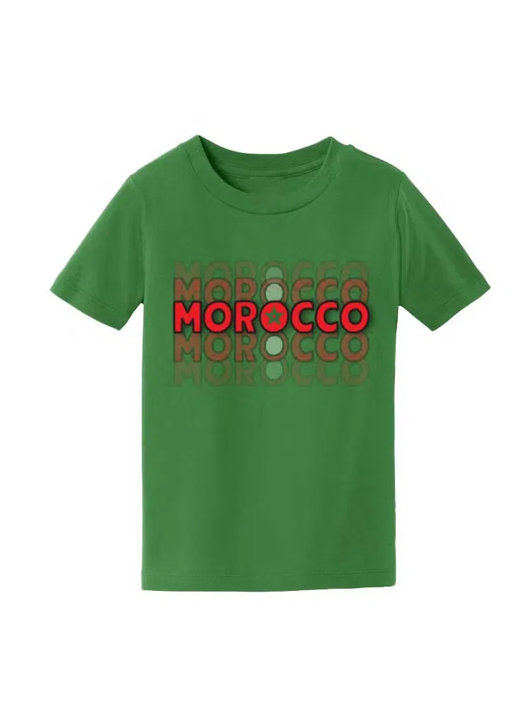 Футболка с принтом Morocco Printshop4Me, зеленый — фото 3