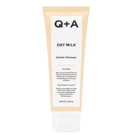 

Кремовая очищающая эмульсия с овсяным молоком. 125 мл Q+A, Oat Milk Cream Cleanser