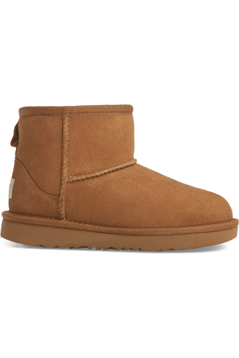 Детские ботинки водонепроницаемые Classic Mini II UGG, Chestnut — фото 3