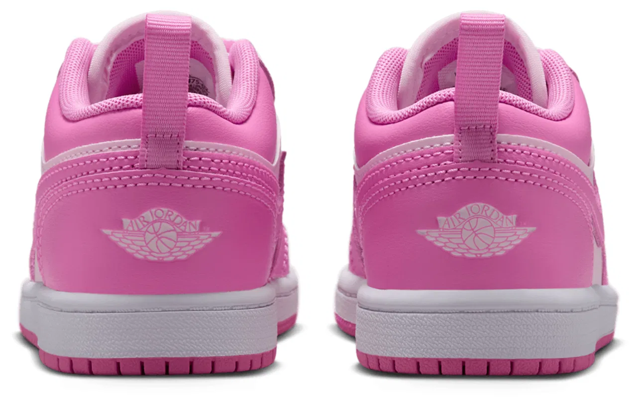 Детские кроссовки Retro 1 Low Jordan, розовый/белый — фото 3