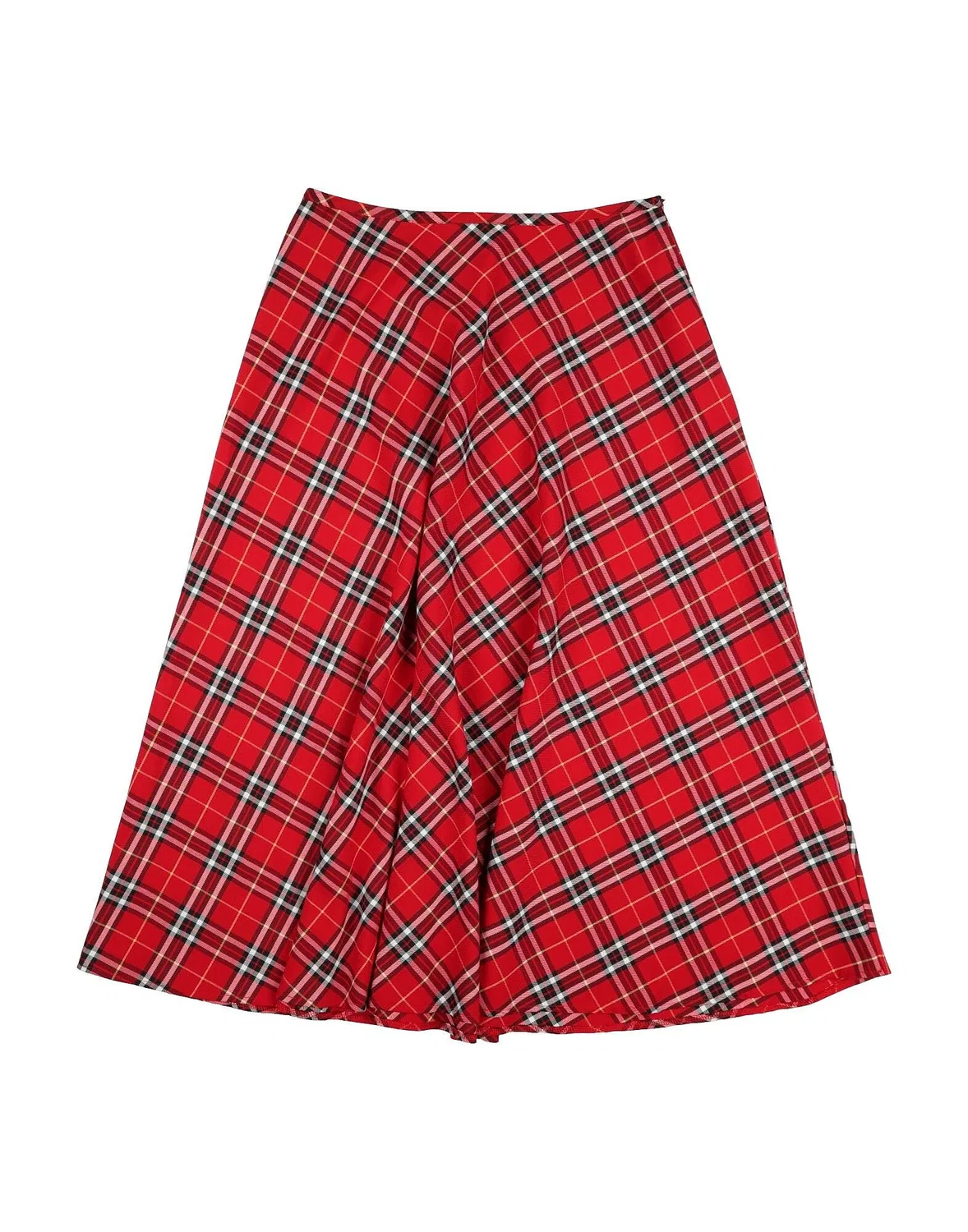 Детская юбка с принтом Flannel Fiorile, красный