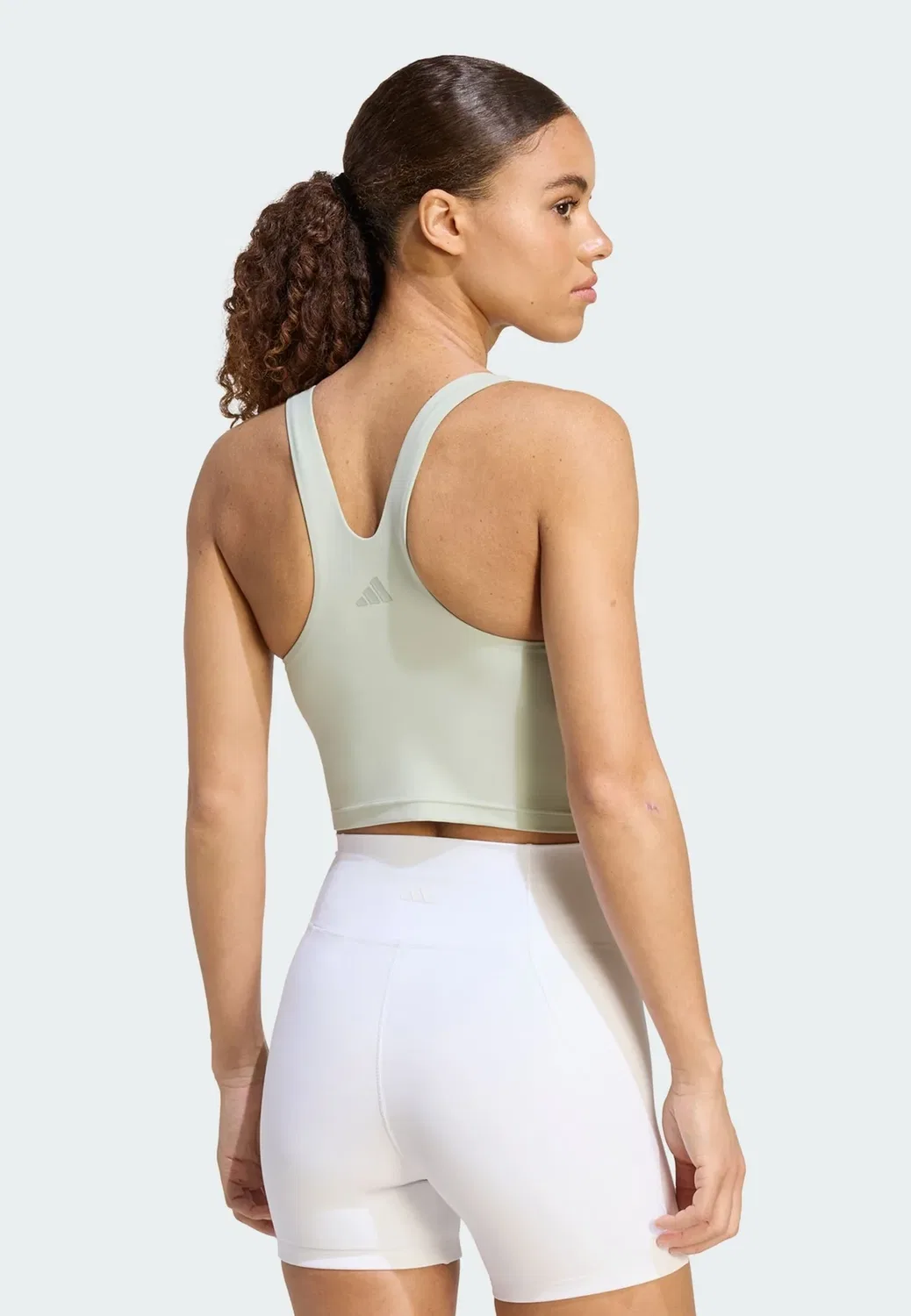 Топ-Бюстгальтер All me средней поддержки Adidas Performance, Halo Green — фото 2