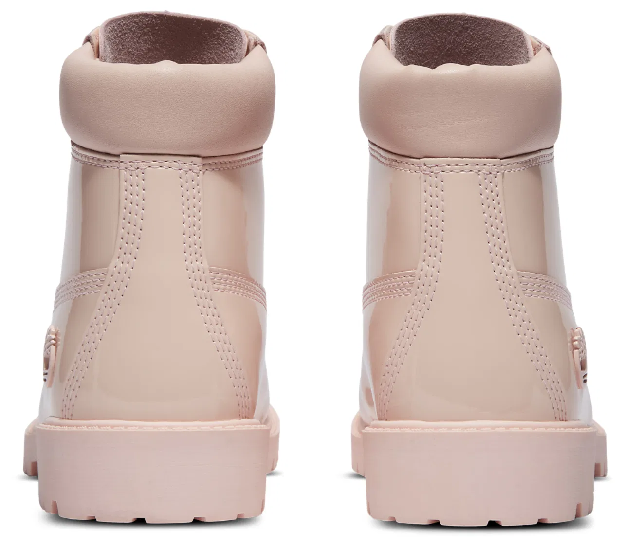 Ботинки для девочек Premium 6" Waterproof Patent Leather Timberland, розовый — фото 3