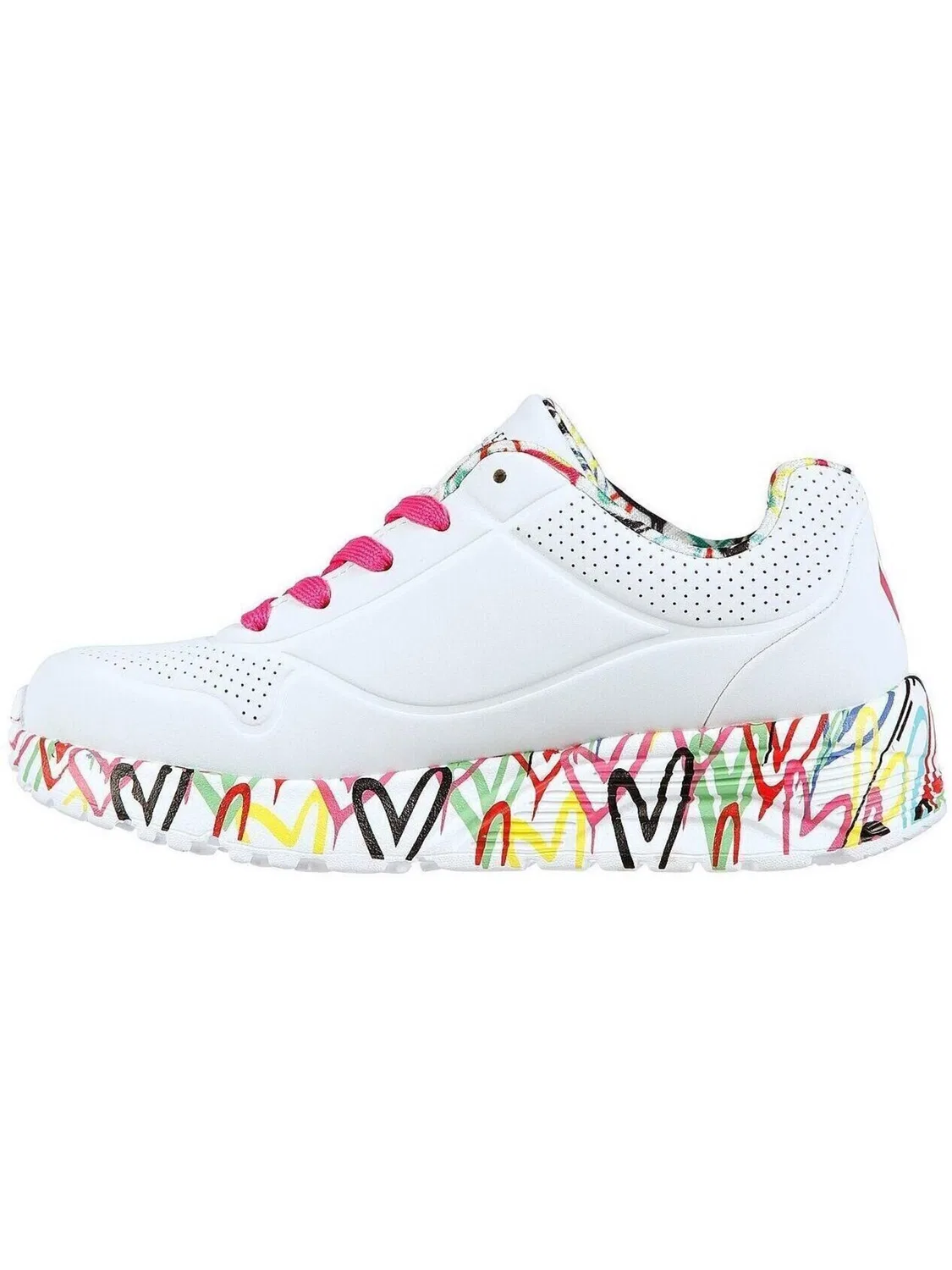 Спортивные кроссовки SKECHERS Skechers Uno Lite - Lovely Luv белого цвета — фото 4