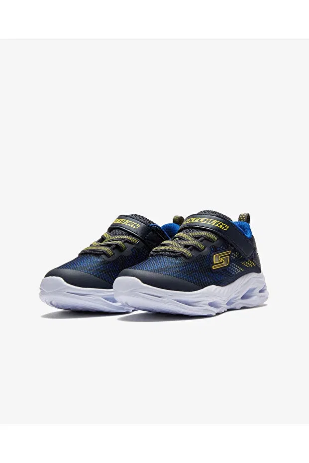 Детские кроссовки для мальчиков со светодиодами Vortex flash Skechers, Navy Blue — фото 3
