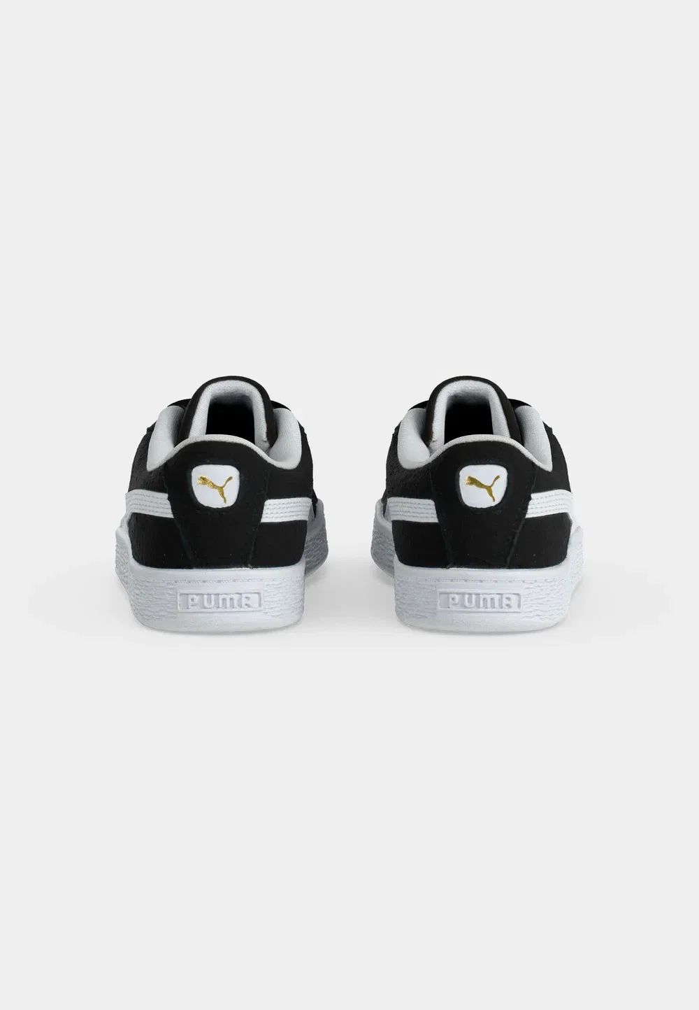 Классические замшевые кроссовки унисекс Puma, Black/White — фото 4