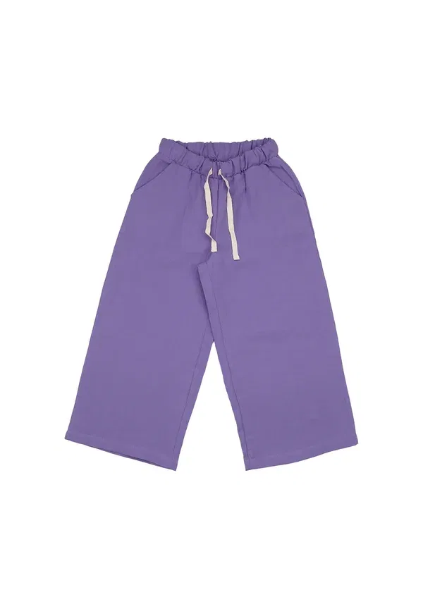 Брюки хлопковые Royal lavender-pants Walkiddy, Purple, фиолетовый — фото 2