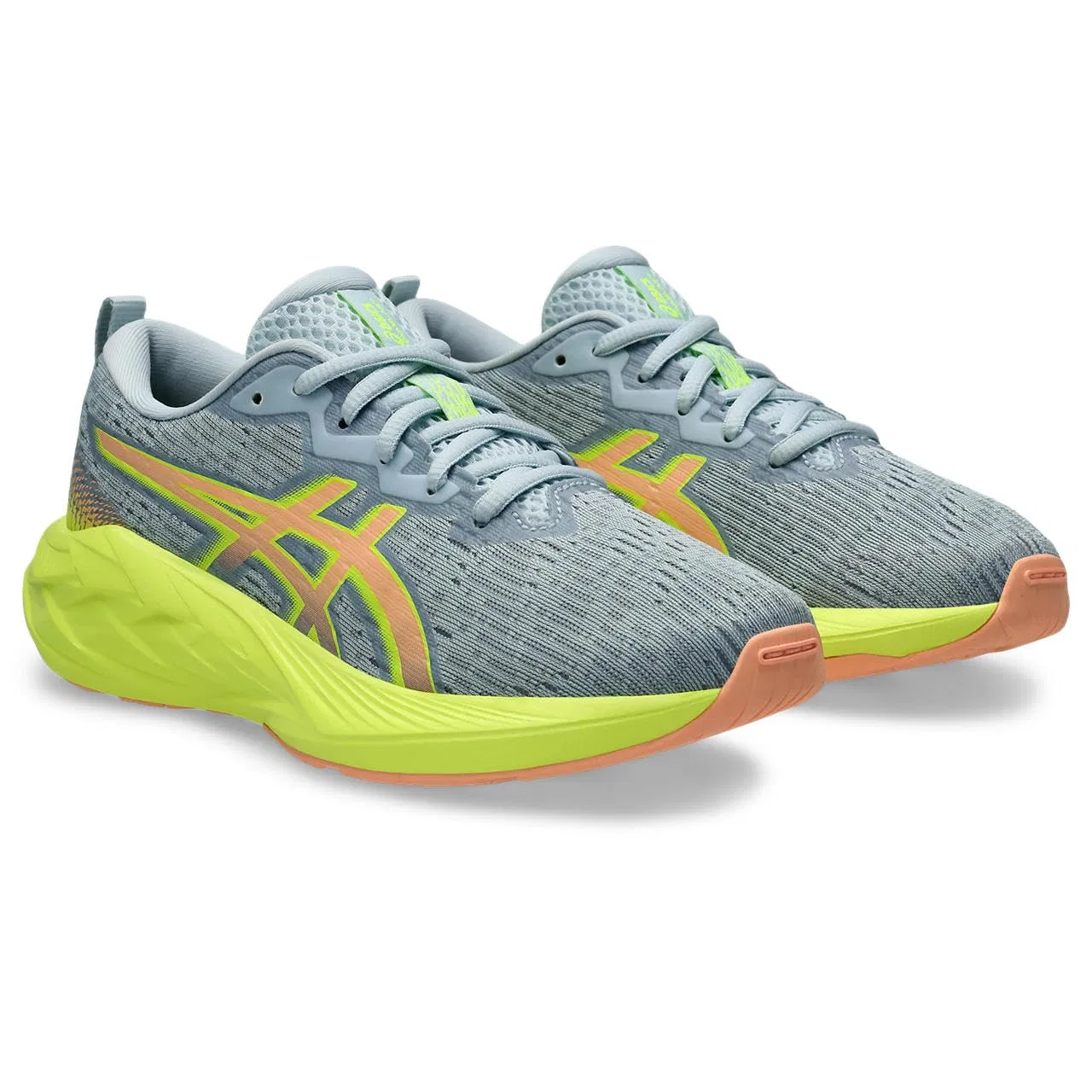 Детские кроссовки для мальчиков с амортизацией Novablast 4 Gs ASICS, Blue French Waterscape