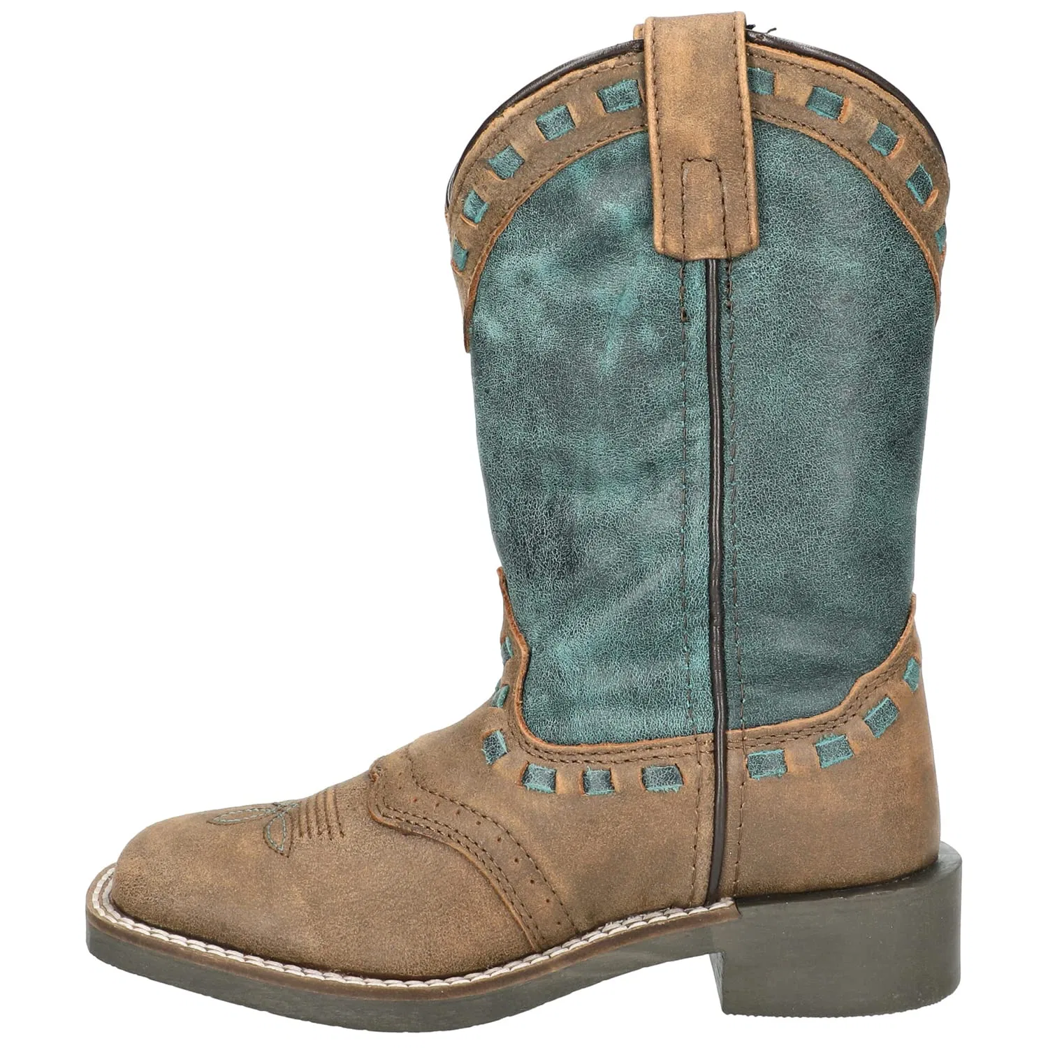 Детские ботинки для мальчиков ковбойские Western Wisteria Boots Smoky Mountain Boots, Tan Red Bomber Jacket