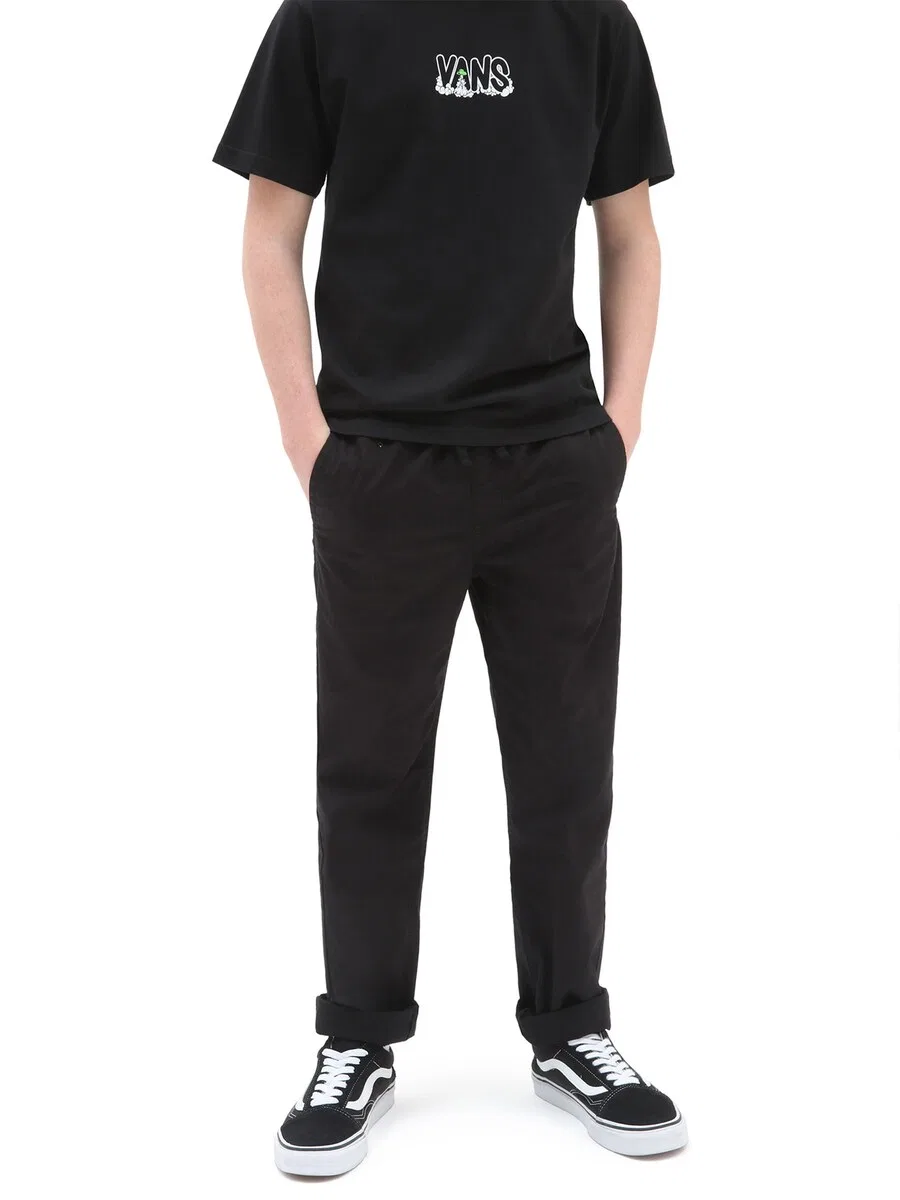 Брюки VANS Regular Pants 'Range' черного цвета — фото 3