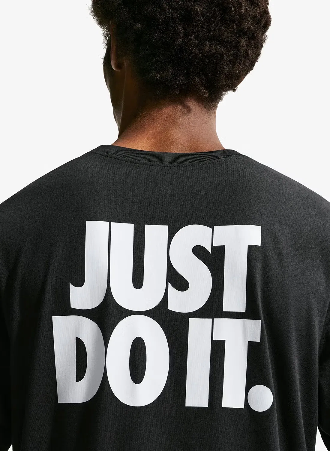 Футболка с принтом U NSW Tee STD JDI Nike, черный — фото 4