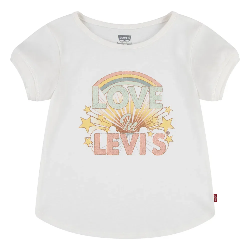 Футболка с коротким рукавом Cuff Levi's, белый